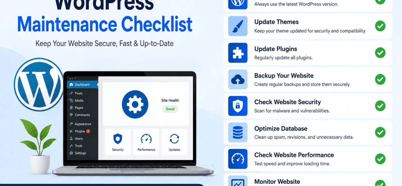 https://mdapeltrainer.com/wordpress-maintenance-checklist/
