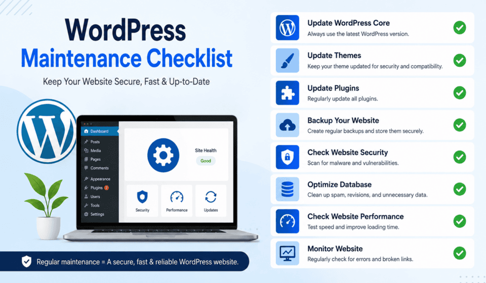 https://mdapeltrainer.com/wordpress-maintenance-checklist/